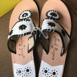 Jack Rogers size 8 black and white new